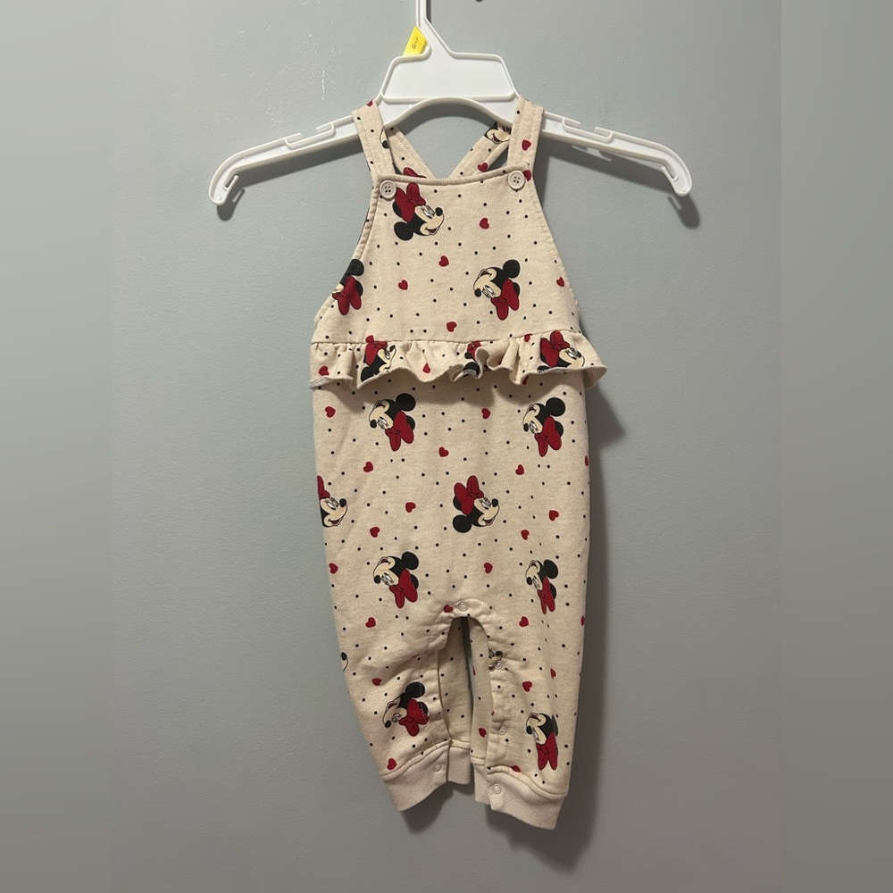 Disney baby Mini Mouse Ruffle Overalls